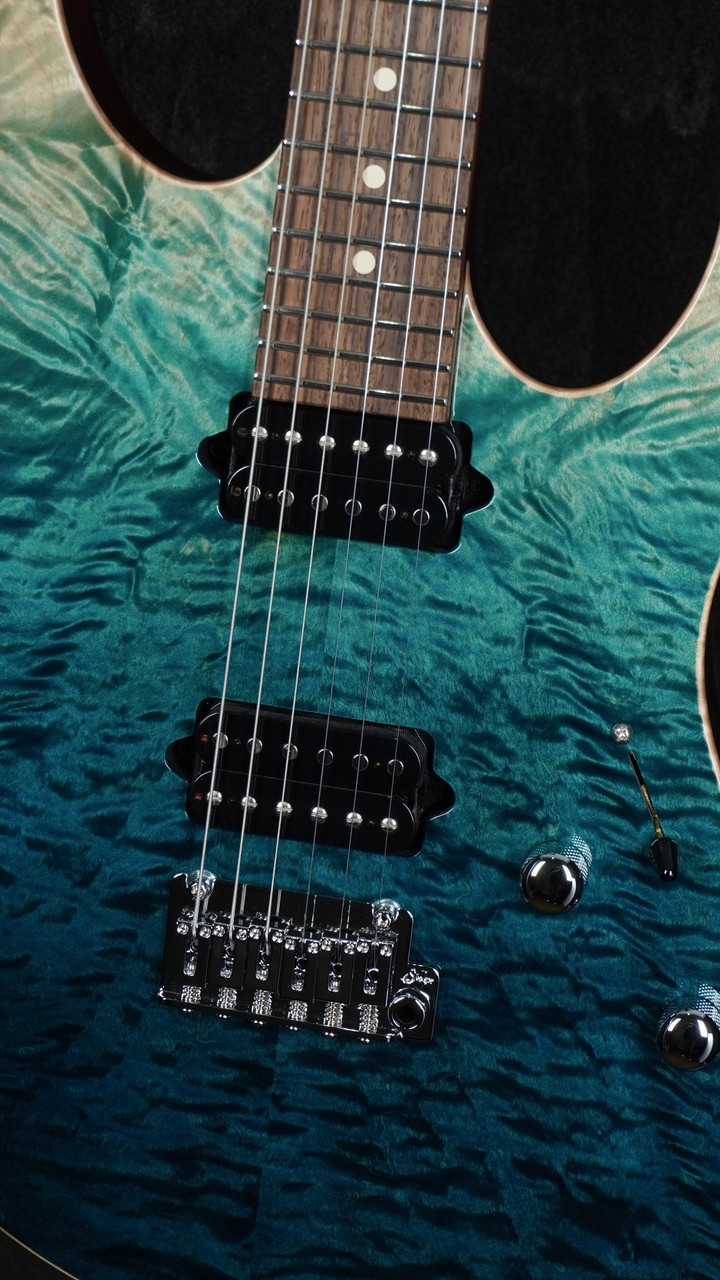 Suhr Modern Set Neck Limited Edition in Teal Fade