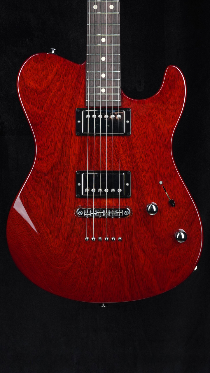 Suhr Oso Mahogany in Transparent Red with TP6 Stoptail Bridge