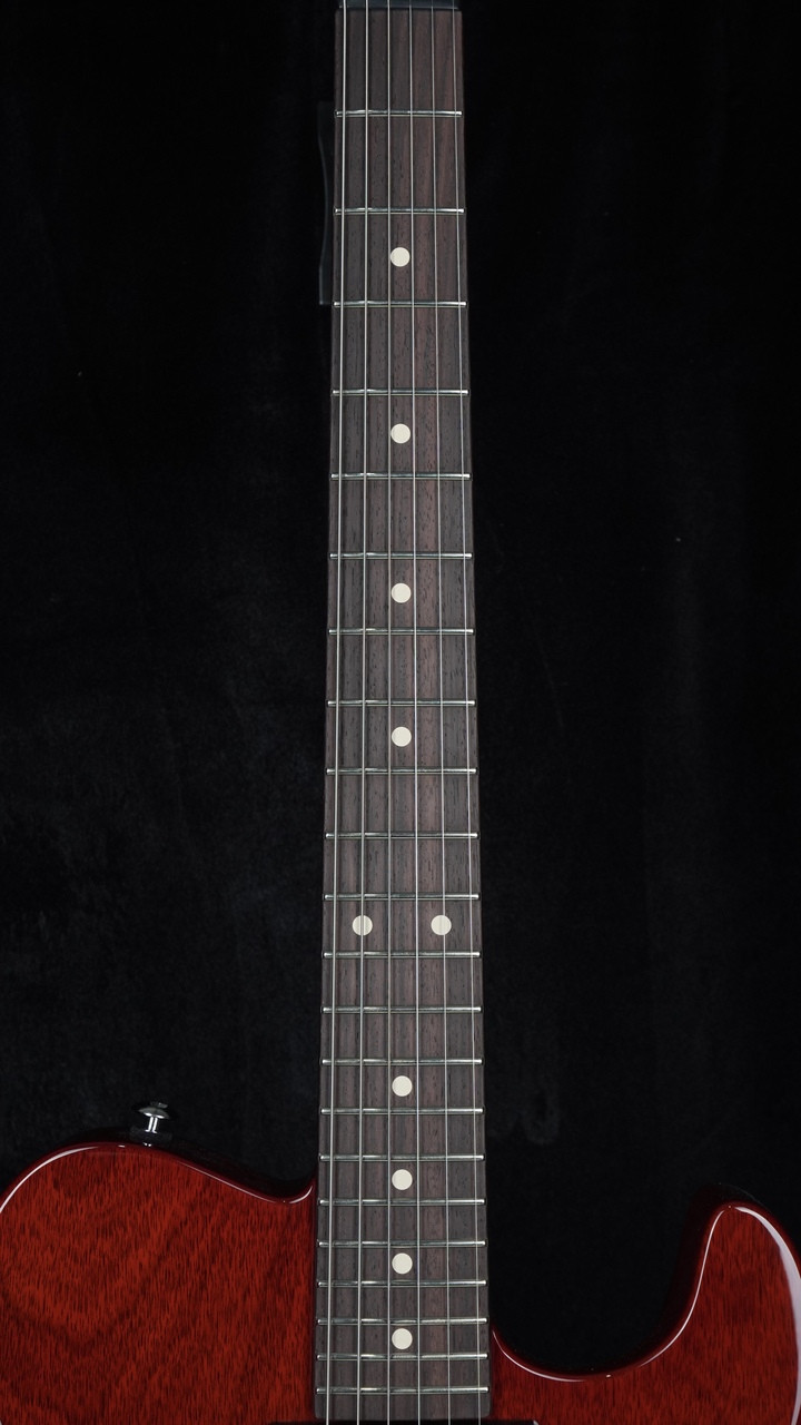Suhr Oso Mahogany in Transparent Red with TP6 Stoptail Bridge