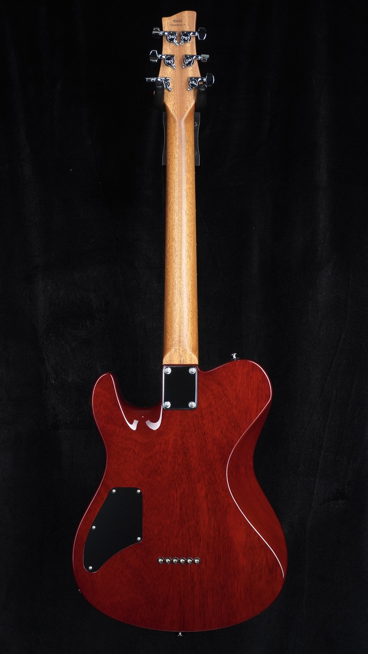 Suhr Oso Mahogany in Transparent Red with TP6 Stoptail Bridge