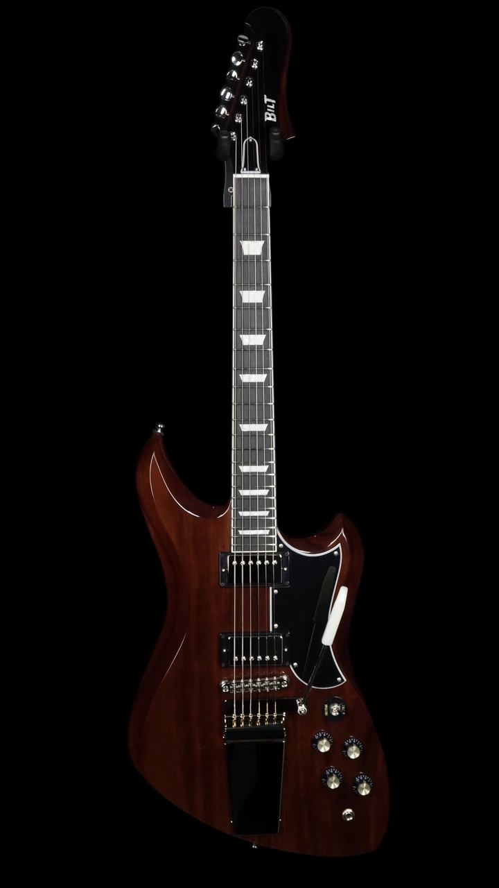 BilT Guitars El Hombre in Transparent Walnut