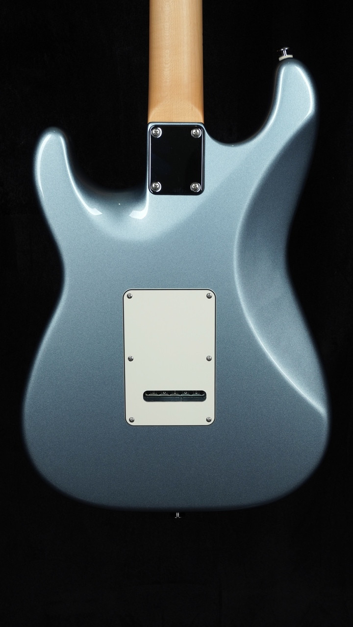 Suhr Classic S Plus in Ice Blue Metallic with HSS Pickup Configuration and Maple Fretboard