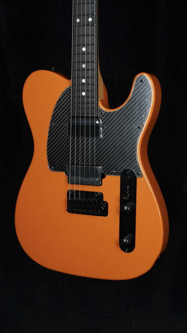 Suhr Andy Wood Signature Modern T HH Limited Edition in Arancio Orange - Angle