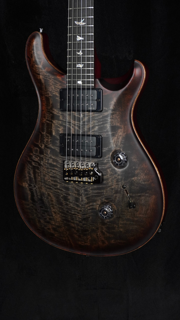 PRS 40th Anniversary Custom 24 Satin Limited Edition in Charcoal Cherry Burst
