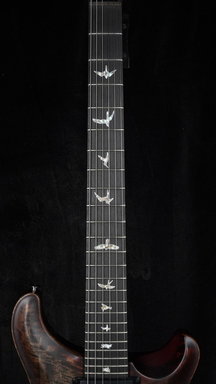 PRS 40th Anniversary Custom 24 Satin Limited Edition in Charcoal Cherry Burst