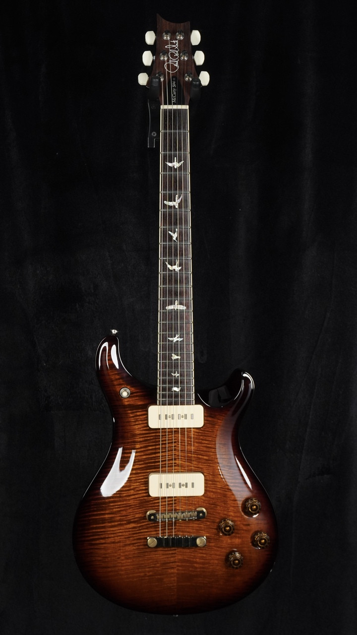 Preowned 2017 PRS McCarty 594 Soapbar in Black Gold Burst with 10 Top Preowned 2017 PRS McCarty 594 Soapbar in Black Gold Burst with 10 Top