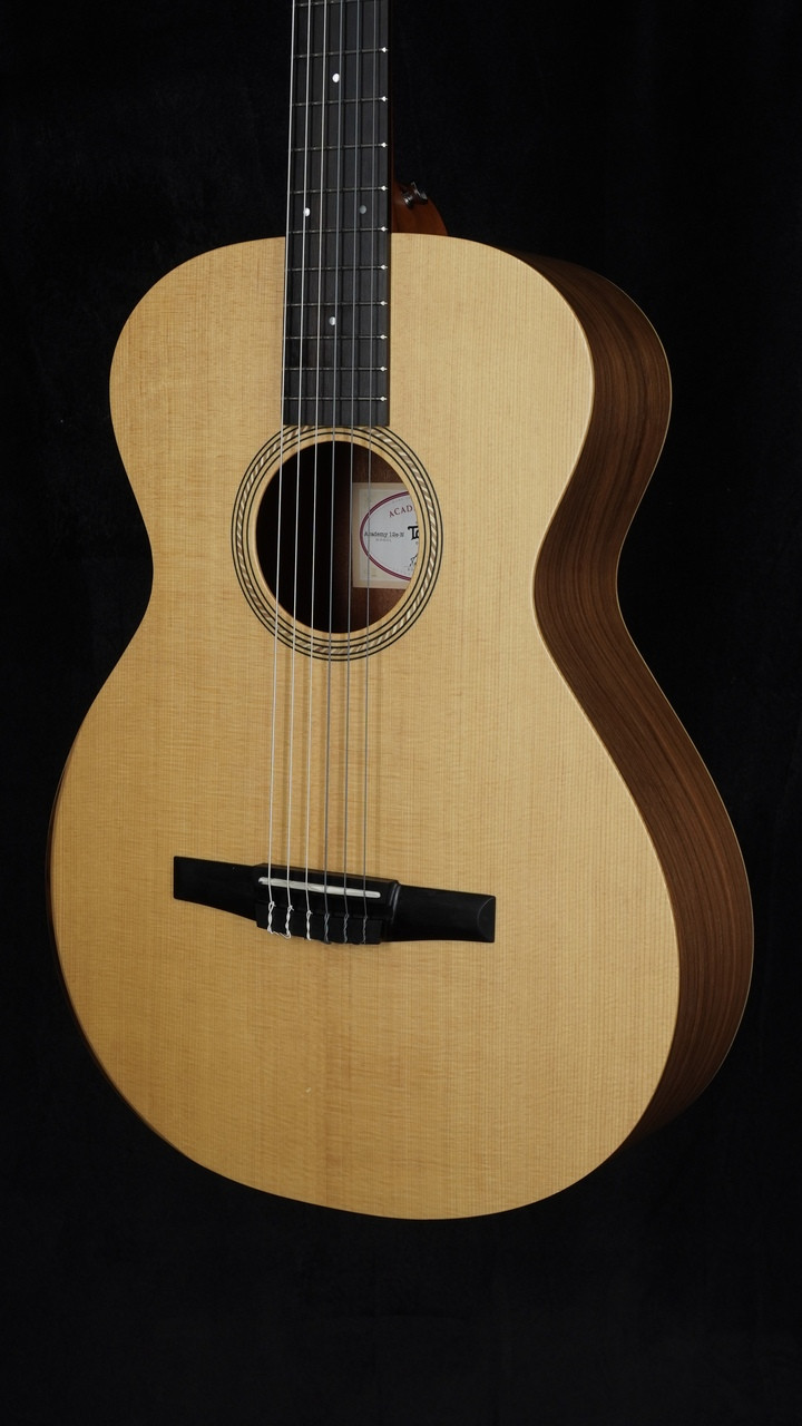 Preowned Taylor Academy 12e-N Walnut Grand Concert Size Acoustic-Electric Nylon String
