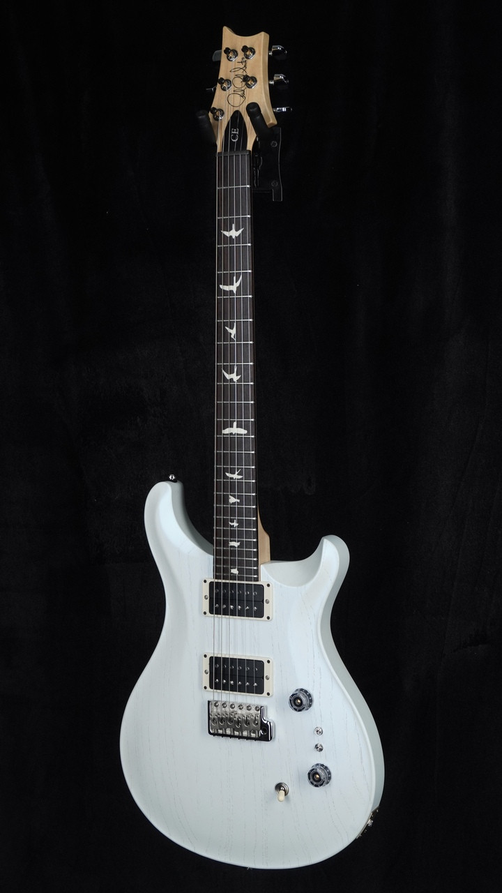 Preowned PRS CE 24-08 Swamp Ash Satin Limited Edition in Pearl White