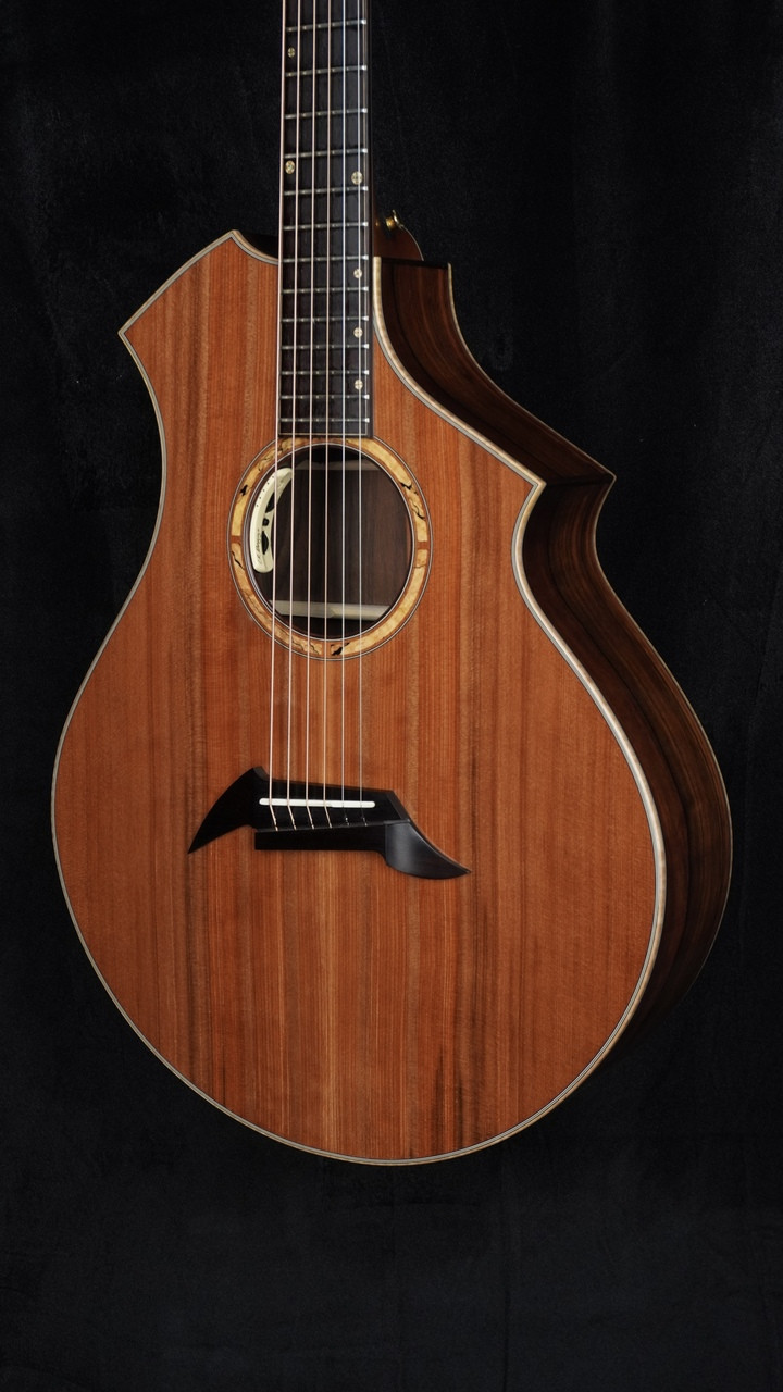 Preowned Breedlove Custom CM in Malaysian Blackwood with Sinker Redwood Top