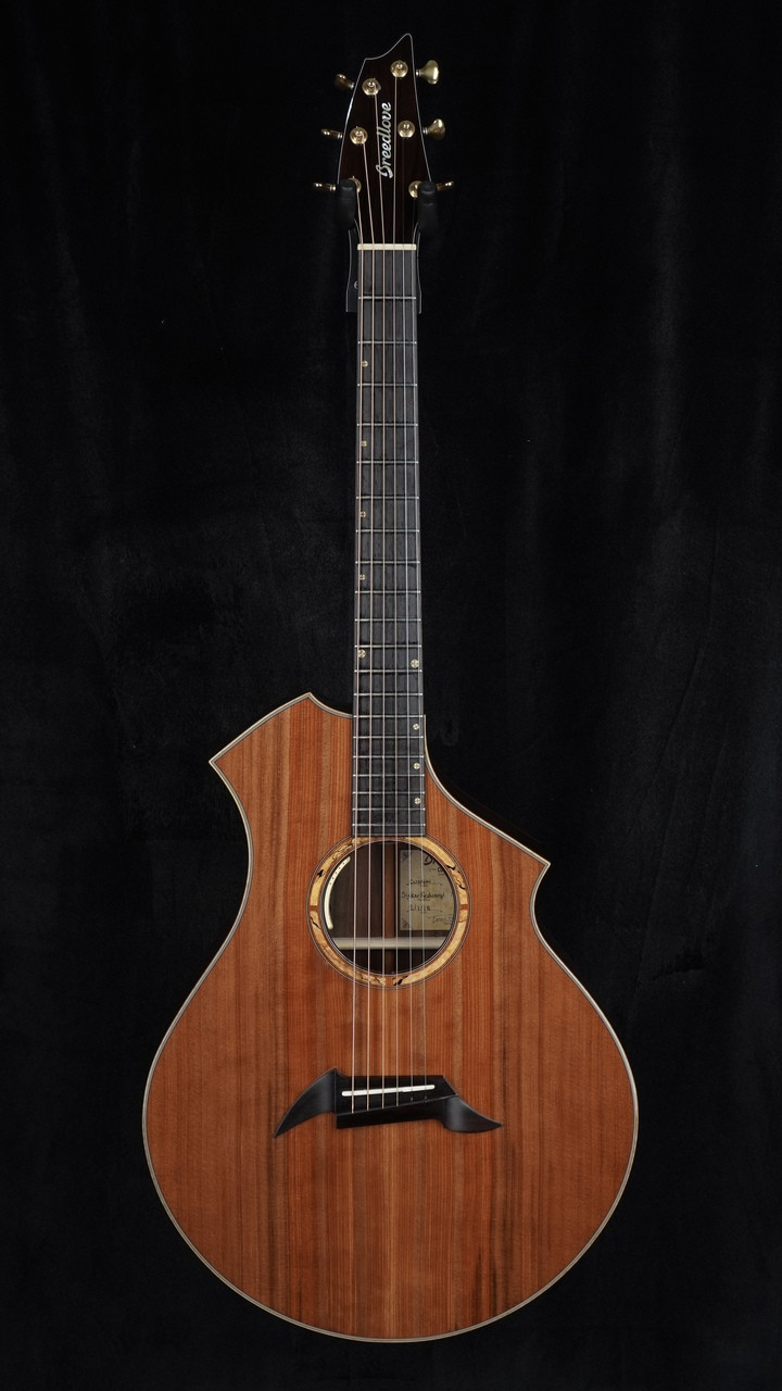 Preowned Breedlove Custom CM in Malaysian Blackwood with Sinker Redwood Top