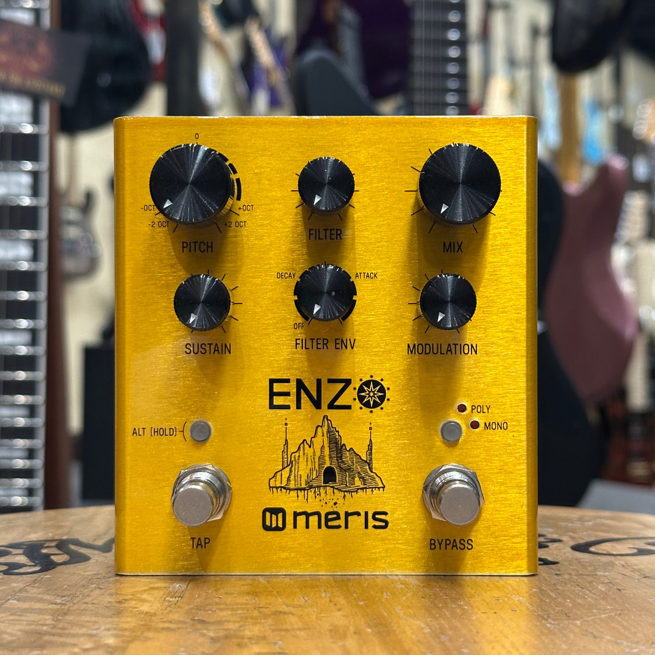 Preowned Meris Enzo Multi-Voice Instrument Synthesizer Pedal