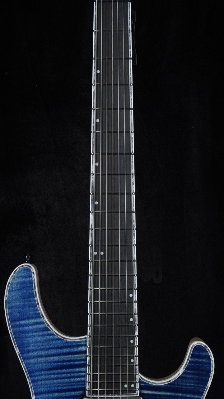 The Guitar Sanctuary | Mayones | Regius 7 | Light Blue Spirit