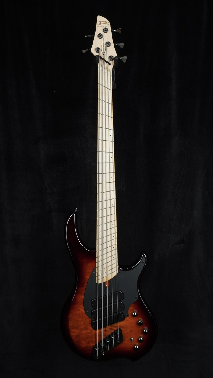Preowned Dingwall Combustion 5 in Vintageburst with Maple Fretboard