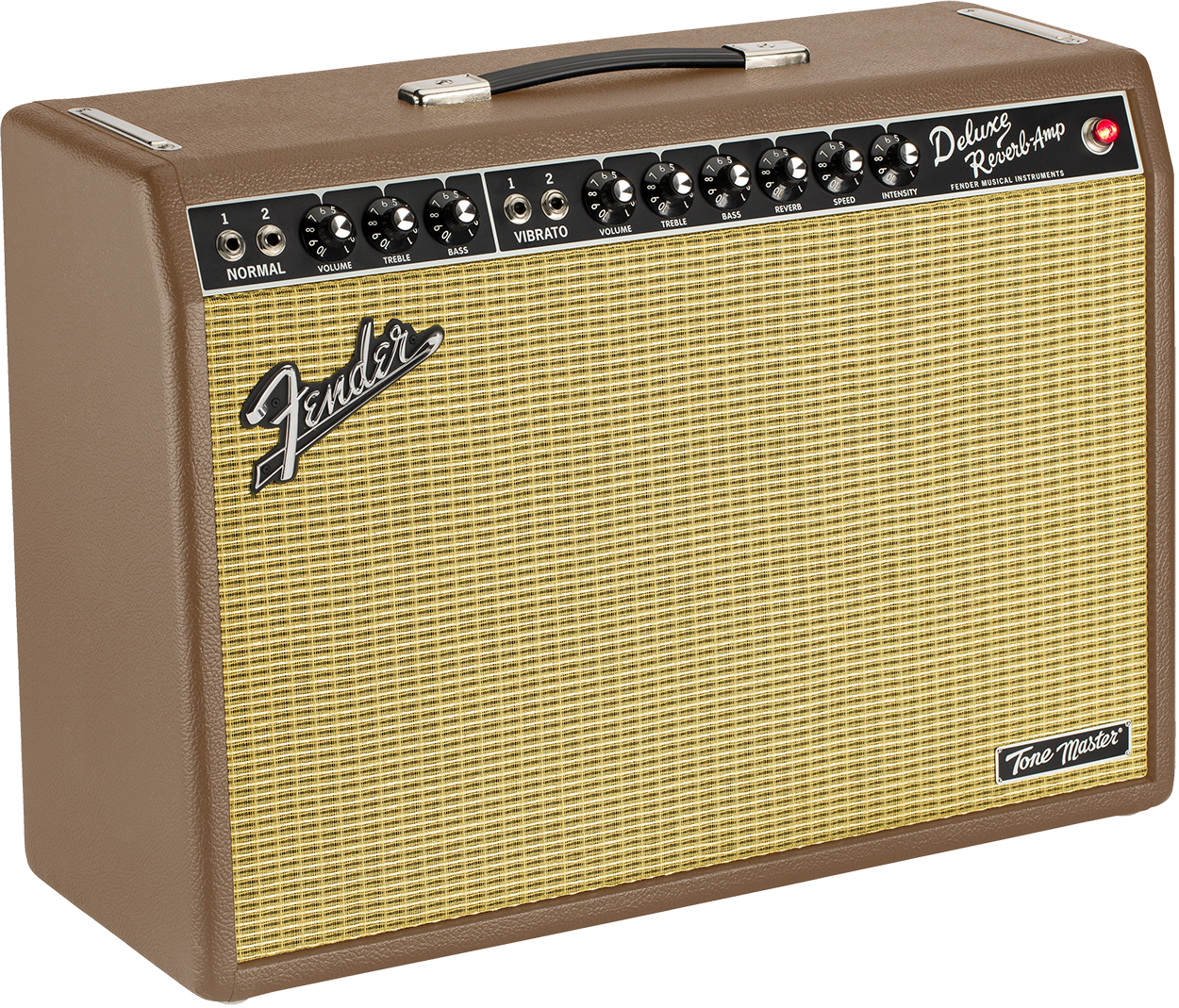 Fender FSR Tone Master Deluxe Reverb 1x12 Combo in Cocoa with Wheat Grille