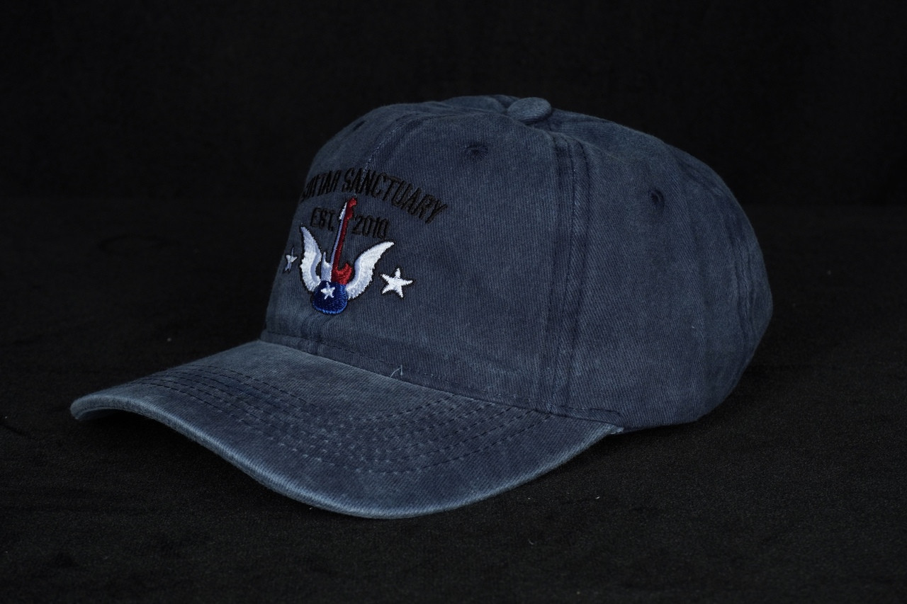 The Guitar Sanctuary Dad Hat "Wings Logo"/Navy