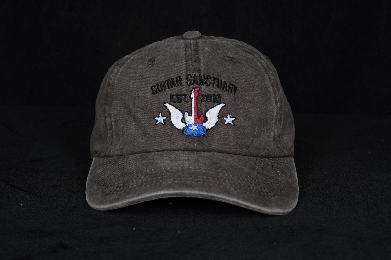 The Guitar Sanctuary Dad Hat "Wings Logo"/Umber