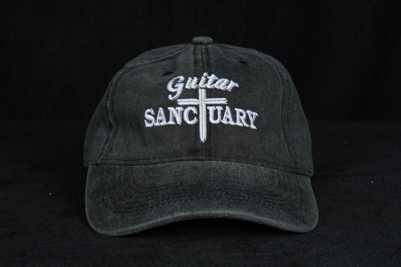 The Guitar Sanctuary Dad Hat "Cross Logo"/Slate