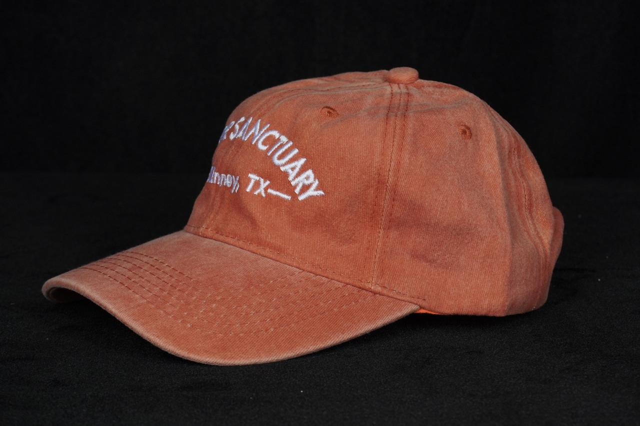 The Guitar Sanctuary Dad Hat "Garage Logo"/Salmon