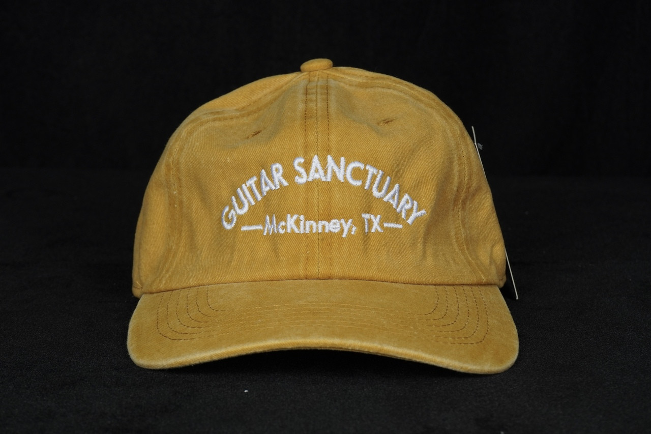 The Guitar Sanctuary Dad Hat "Garage Logo"/Mustard