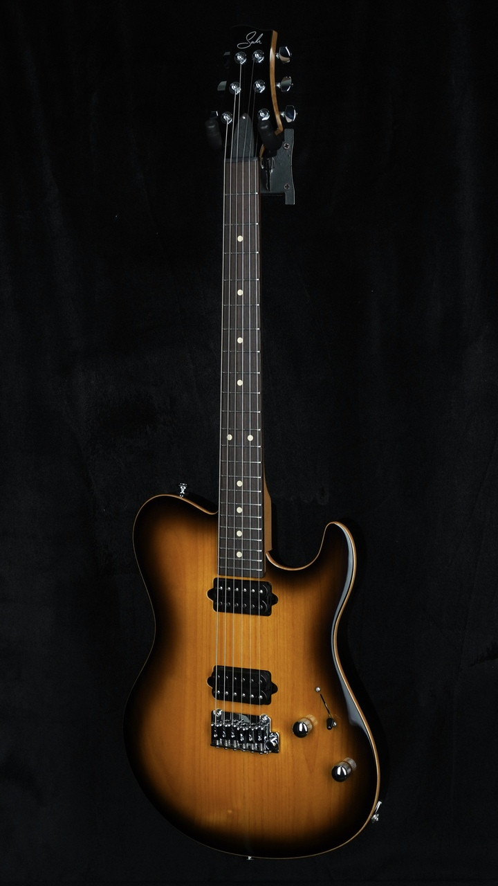 Suhr Oso with Alder Body in 2 Tone Tobacco Burst with Suhr Tremolo