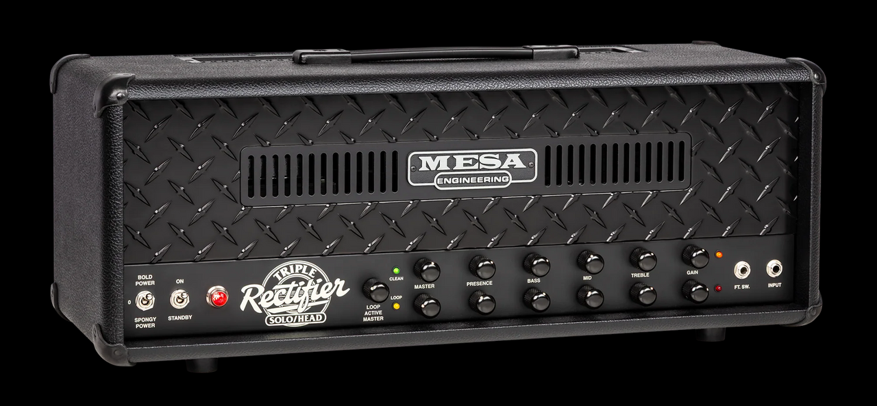 Mesa Boogie 90s Triple Rectifier Head | Guitar Sanctuary | Left Angle