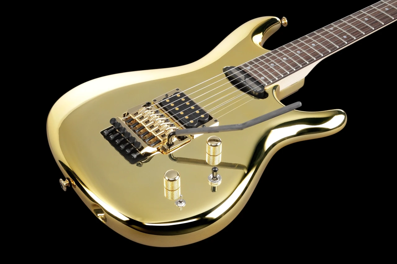 Ibanez Joe Satriani Signature Model JS1GD - Metallic Gold - Front Side Shot