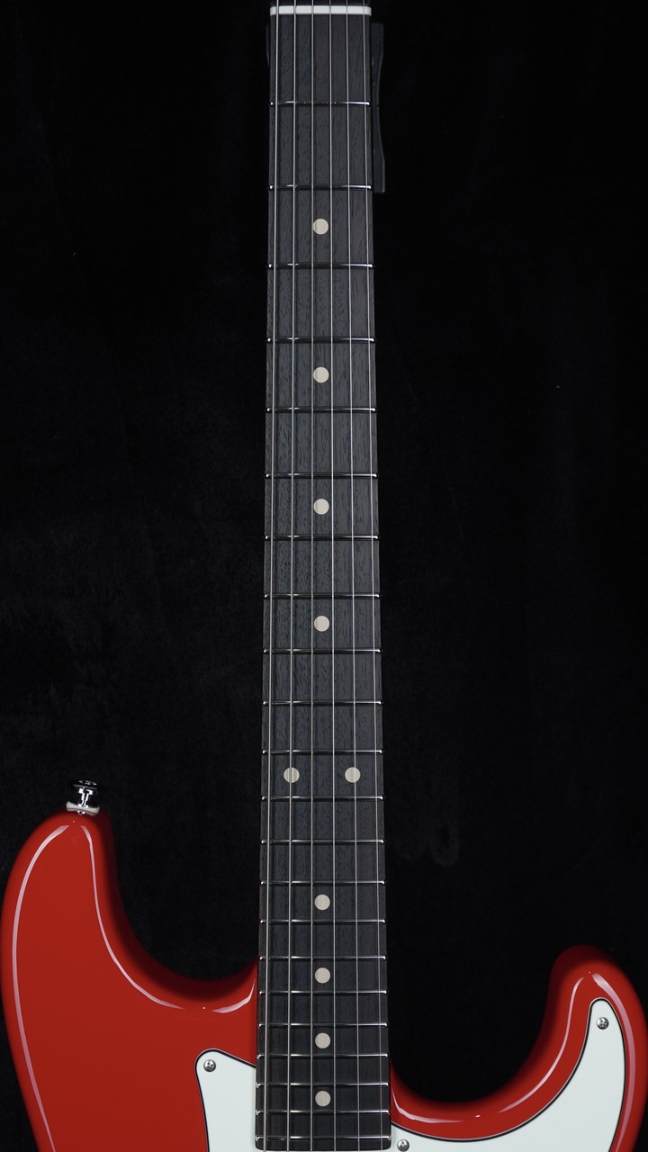 Suhr Classic S Plus in Porsche Red with HSS Pickup Configuration and Rosewood Fretboard