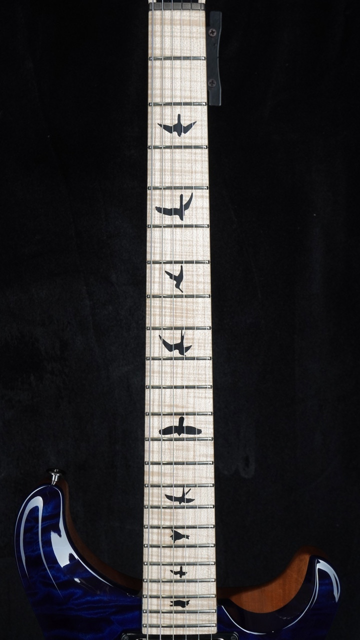 PRS Wood Library DGT in Deep Blue with Quilt Top and Maple Neck