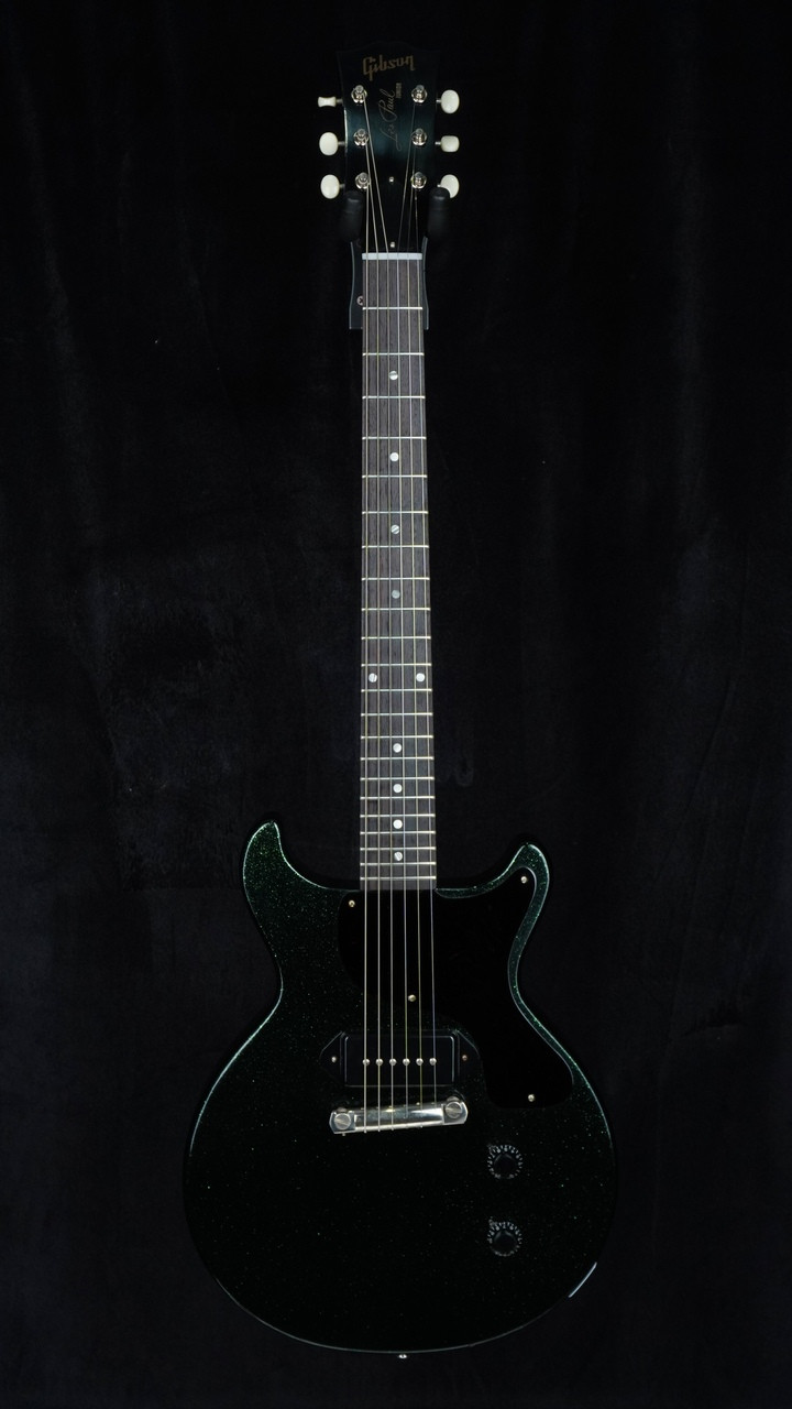 Preowned Gibson Custom Shop Made 2 Measure '58 Les Paul Junior Double Cut in Brunswick Green