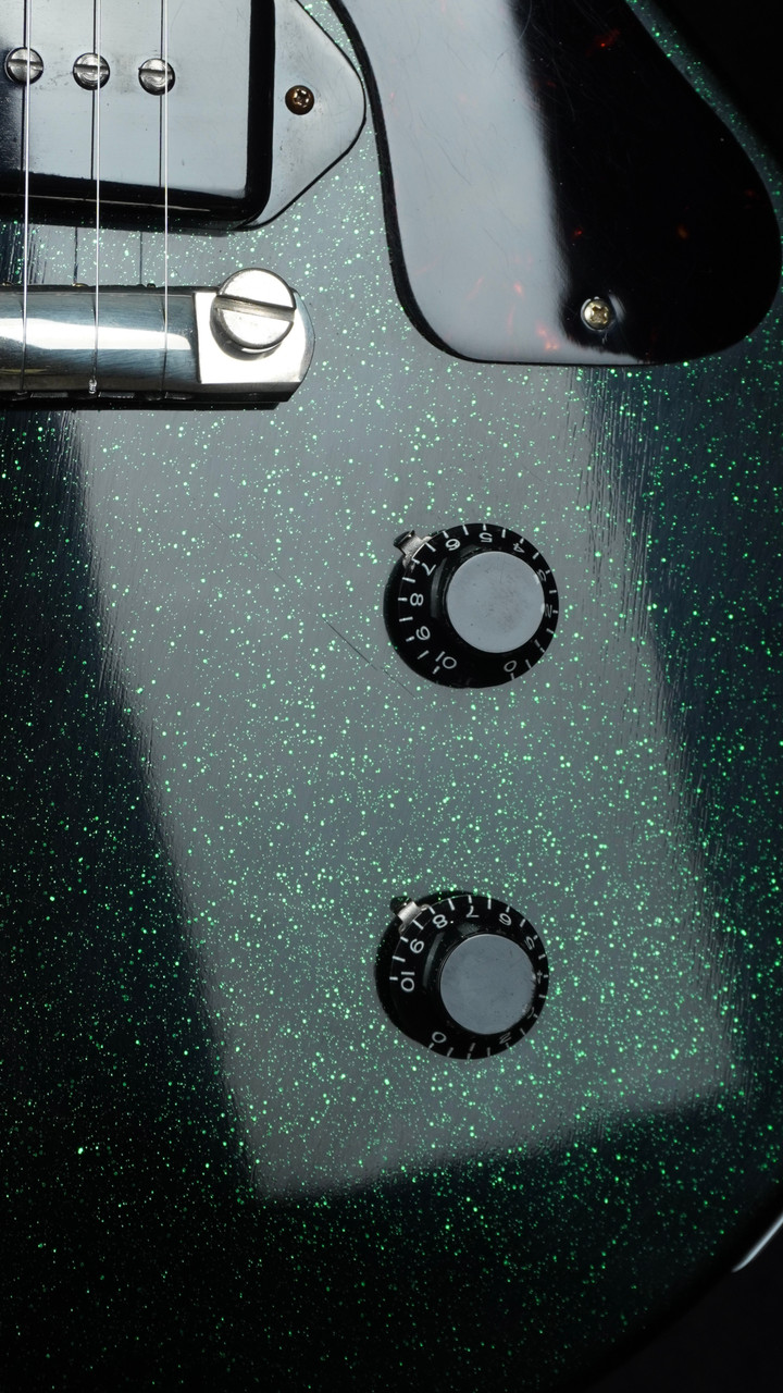 Preowned Gibson Custom Shop Made 2 Measure '58 Les Paul Junior Double Cut in Brunswick Green