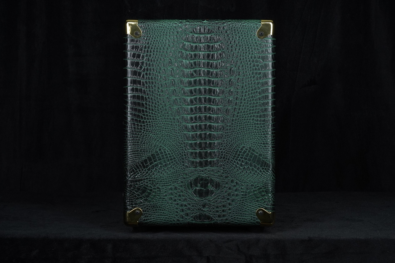 Preowned Zilla 1x12 Compact Closed Back Cabinet in Green Croc with Celestion G12M-75 Creamback