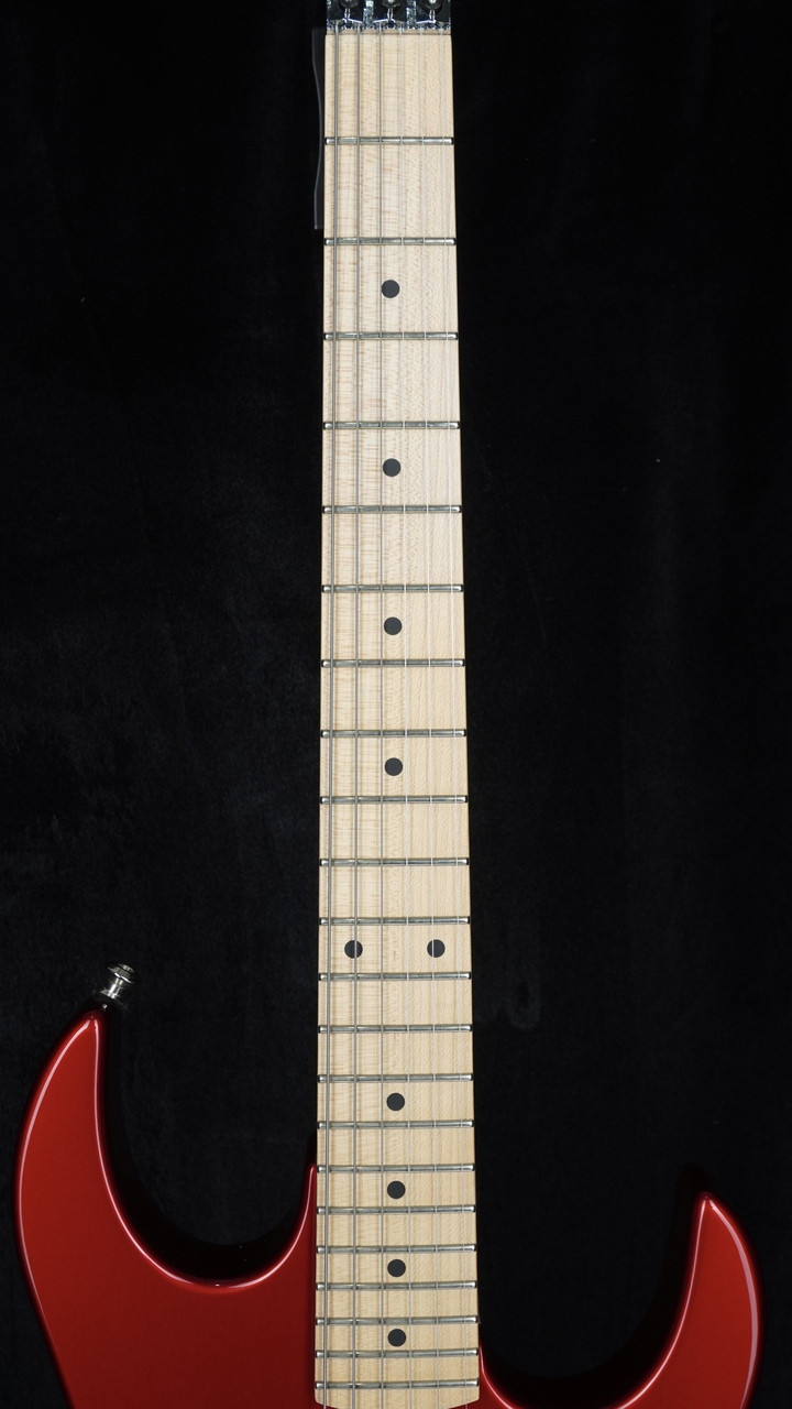 Preowned BC Rich Legacy Gunslinger in Candy Red - Fretboard