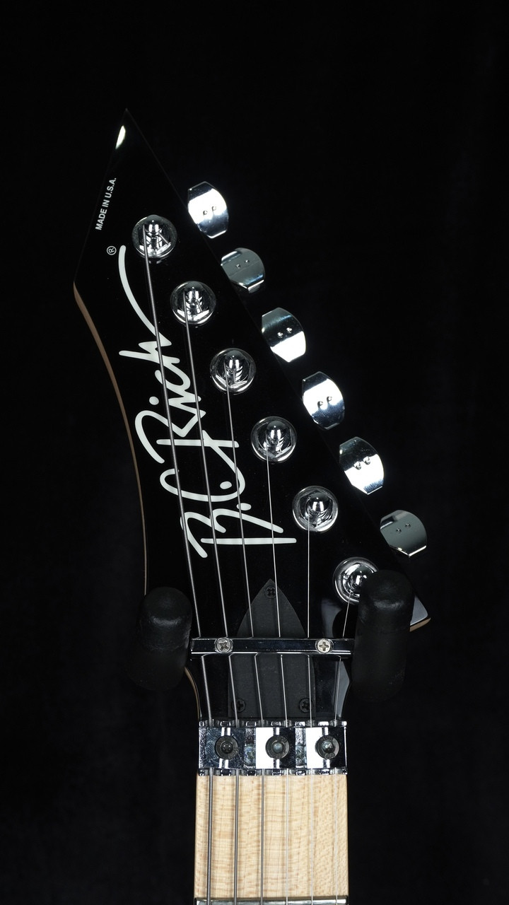 Preowned BC Rich Legacy Gunslinger in Candy Red - Headstock
