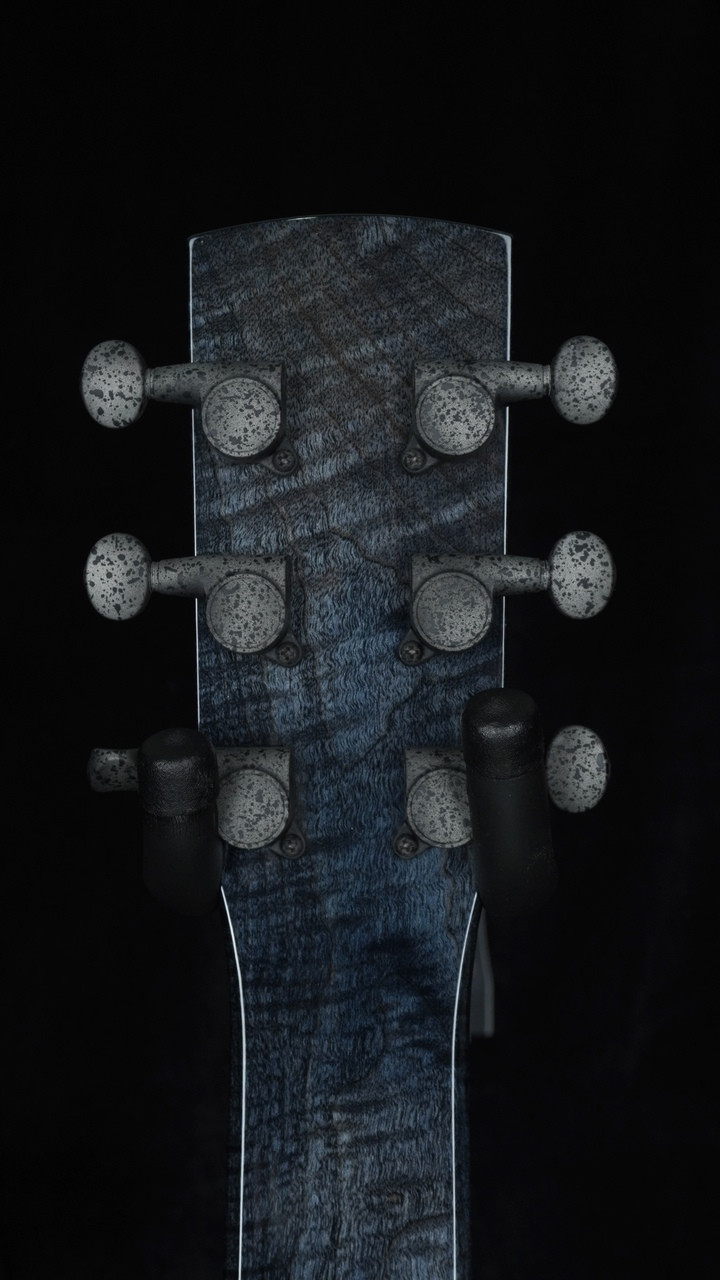 Beard E-Model Squareneck Resonator in Custom 2-Tone Midnight Blue with Fishman Electronics