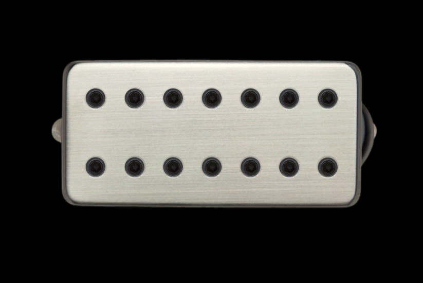 Bare Knuckle Pickups Juggernaut 7 String Set - Raw Nickel/Black Bolts