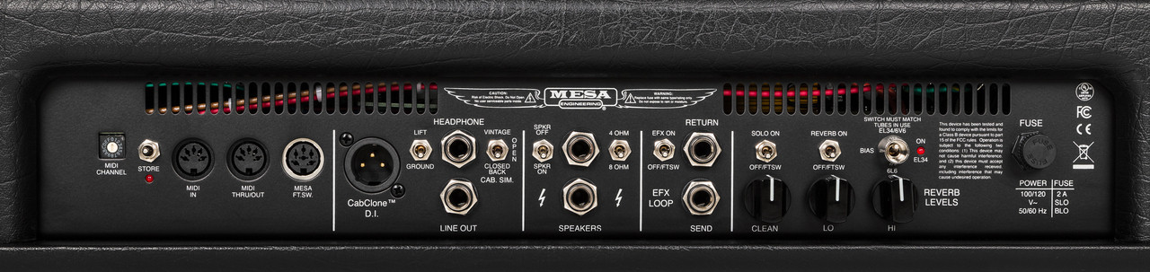 Open Box Demo Mesa Boogie Triple Crown TC-50 Head in Black Taurus