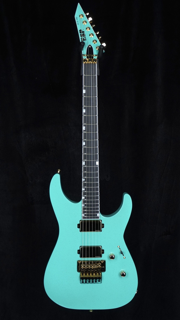 ESP USA M-II NTB FR - Midori Gold Sparkle - EMG 81X/85X | The