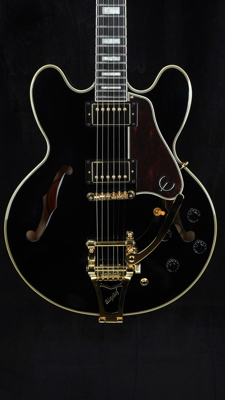 Preowned 2018 Epiphone Joe Bonamassa ES-355 Standard in Black