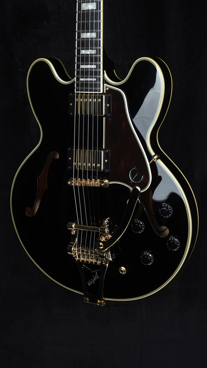 Preowned 2018 Epiphone Joe Bonamassa ES-355 Standard in Black