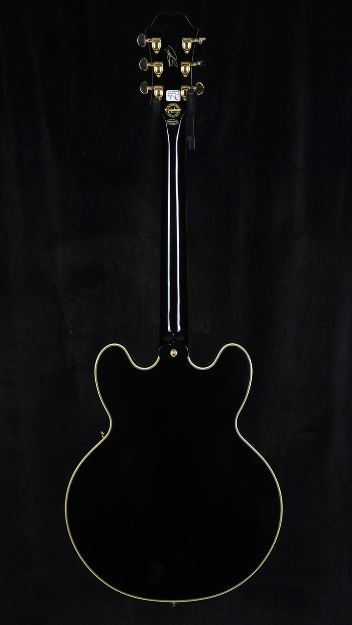 Preowned 2018 Epiphone Joe Bonamassa ES-355 Standard in Black