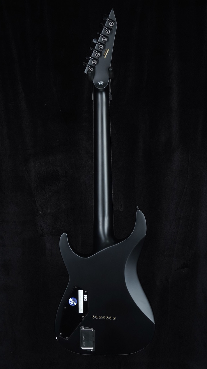 ESP E-II Horizon 7 | Matte Black | Neck Thru | Hipshot Hardtail
