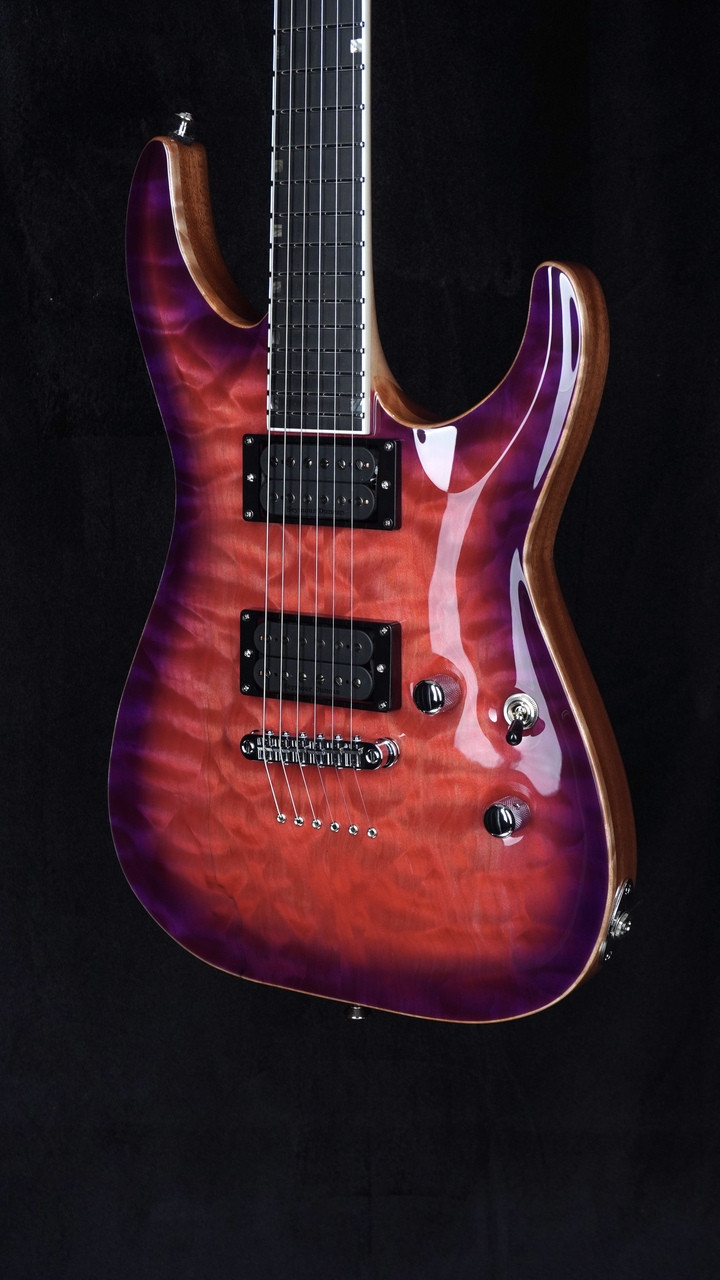 ESP USA | Horizon-II | Quilt Maple Top | Cranberry Burst | Seymour