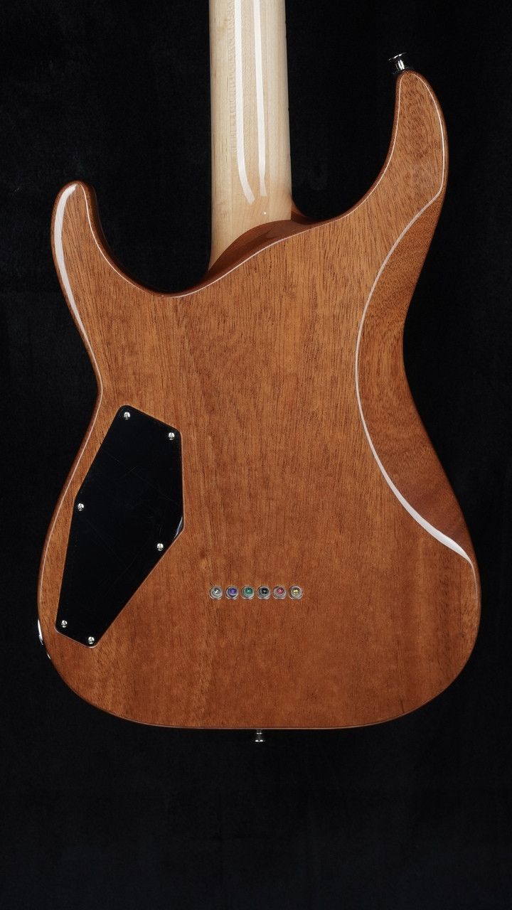 ESP USA Horizon II Custom in Cranberry Sunburst with Quilt Maple Top