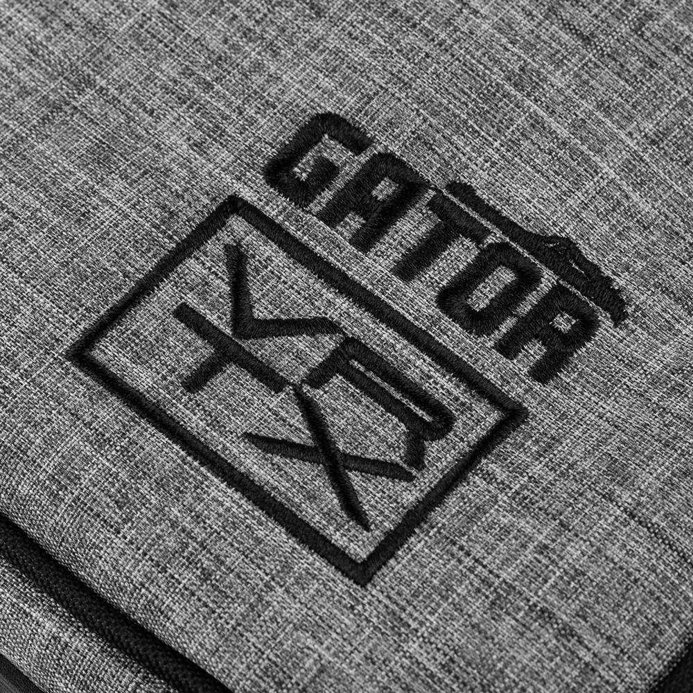 Vertex By Gator GV-TL1710R1-GB Travel Lite 17" x 10" Pedalboard & 17" x 6" Riser w/ Padded Gig Bag - Carrying Bag Logo