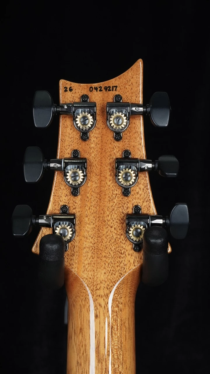 PRS Custom 24 Mango Top Limited Edition in Violet Headstock Back