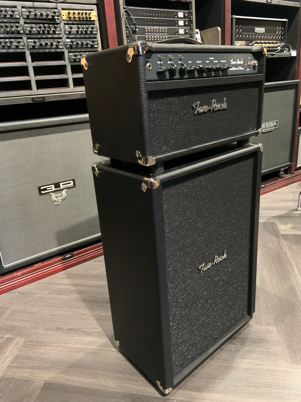 Preowned Two-Rock Traditional Clean Head and 2x12 Vertical Cabinet in Black