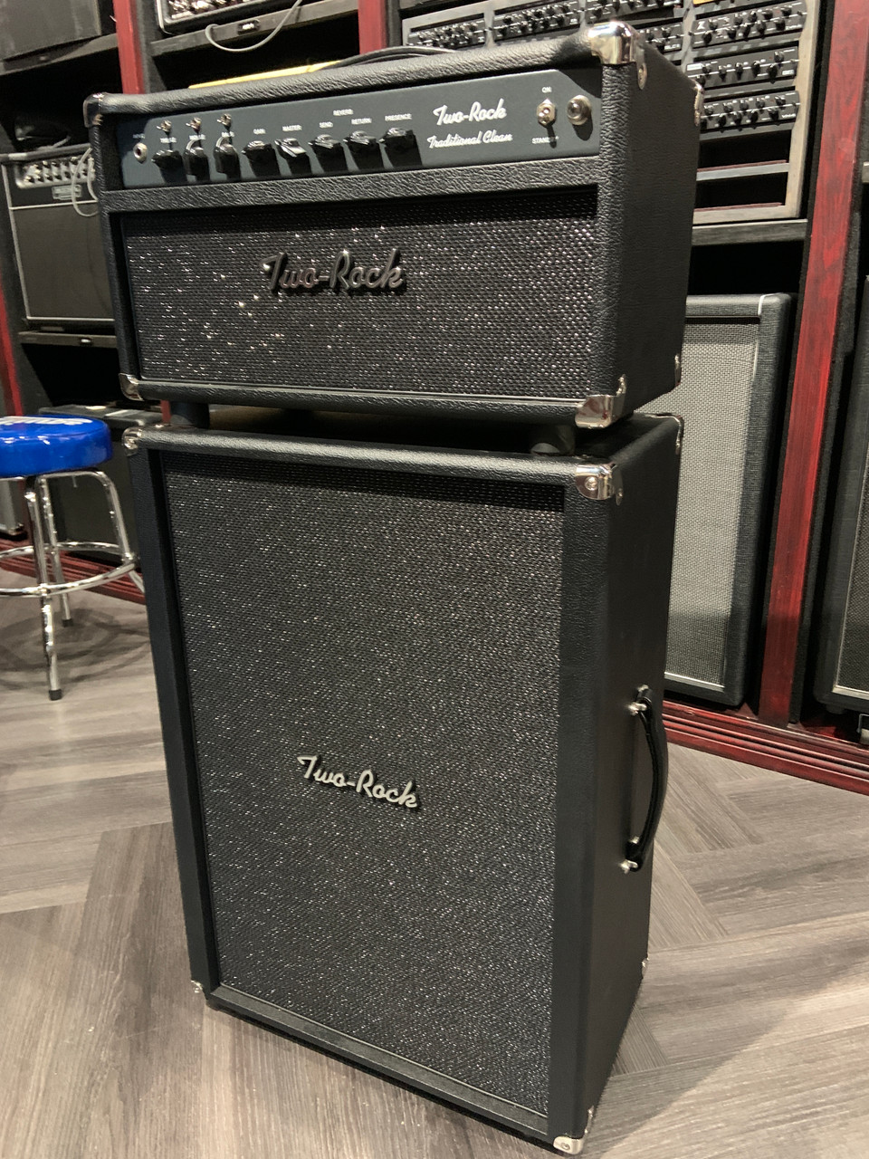 Preowned Two-Rock Traditional Clean Head and 2x12 Vertical Cabinet in Black