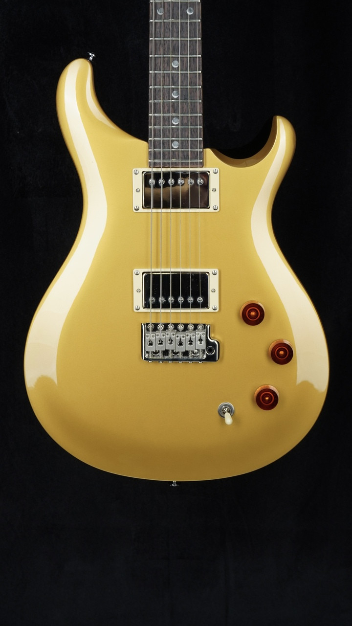 Preowned 2023 PRS SE DGT David Grissom Signature Model in Goldtop with Moon Inlays
