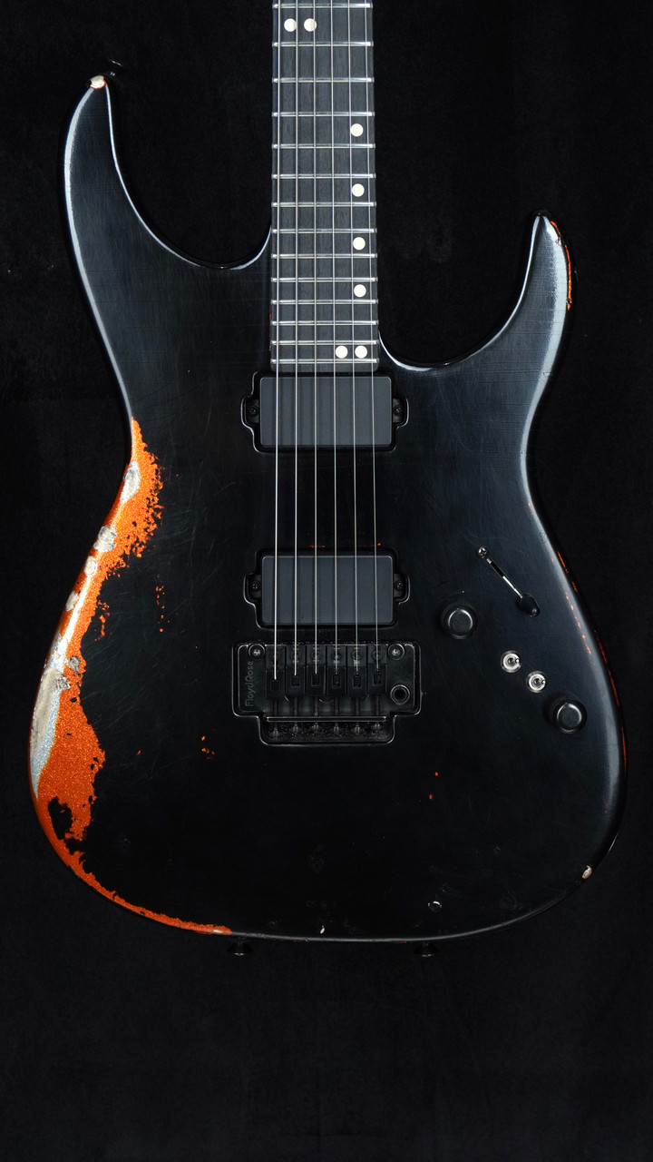 Tom Anderson Angel Player in In-Distress Black over Big Sparkle Orange