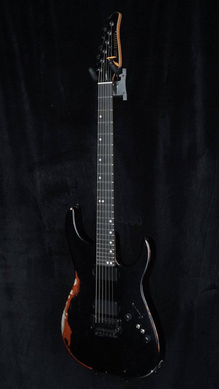 Tom Anderson Angel Player in In-Distress Black over Big Sparkle Orange